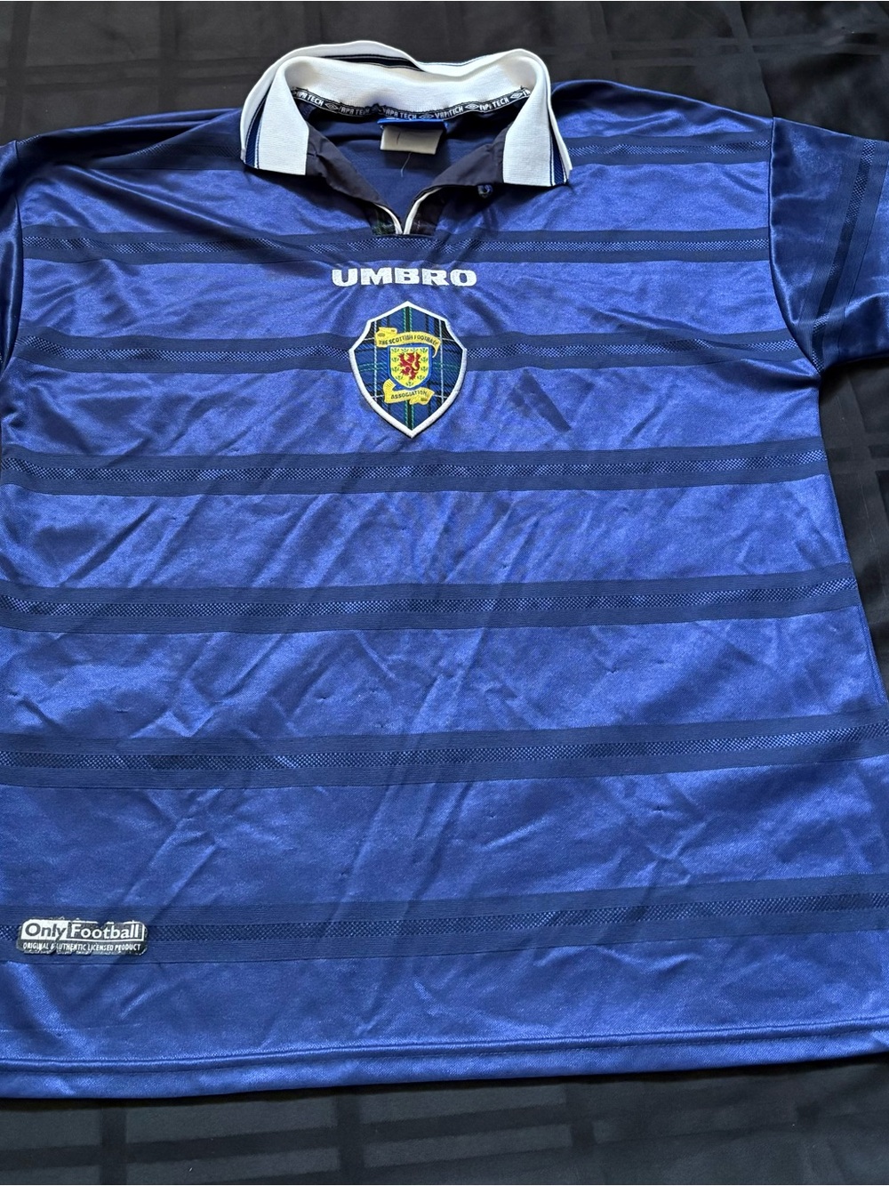 VINTAGE UMBRO AUTHENTIC  SCOTLAND 1998/2000 HOME SOCCER JERSEY SIZE UK L